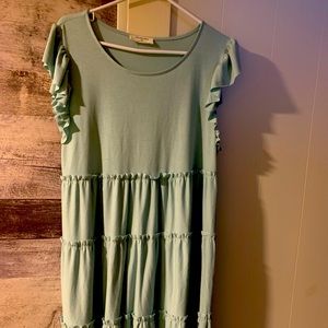 Zenana XL Soft Green Dress